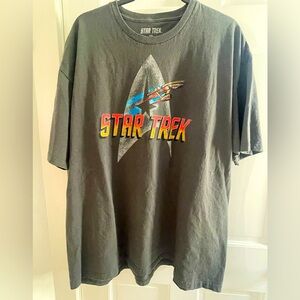 Star Trek Shirt Men Gray  Graphic Movie Tee